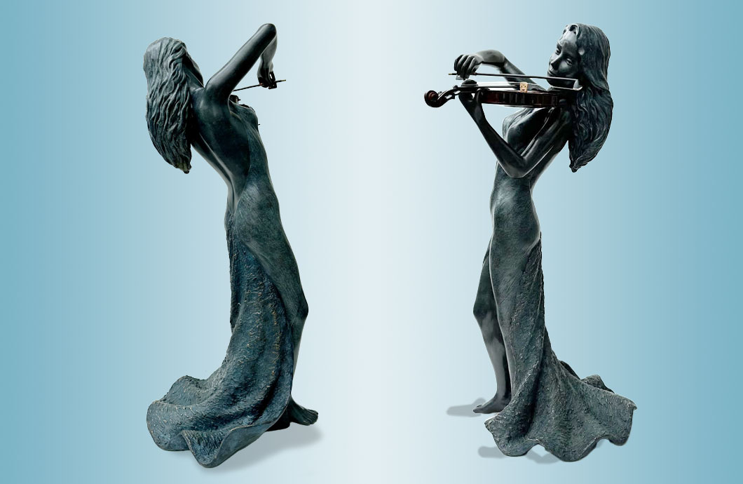 Rhapsodie sculpture en bronze